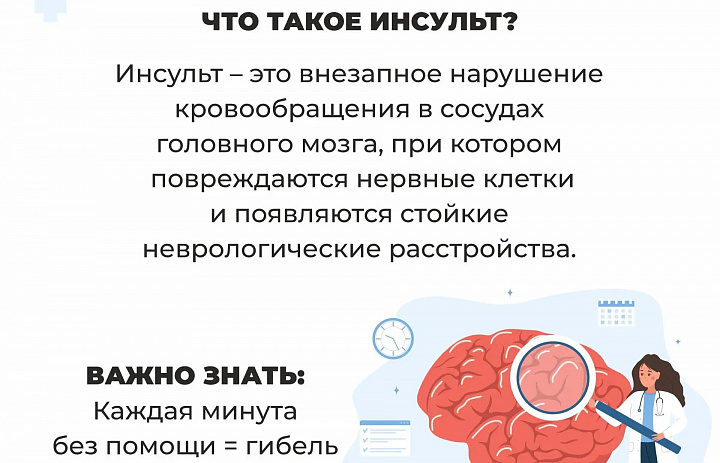 Неделю с 26 октября по 1 ноября 2026 года Министерство здравоохранения Российской Федерации объявило «Неделю борьбы с инсультом».